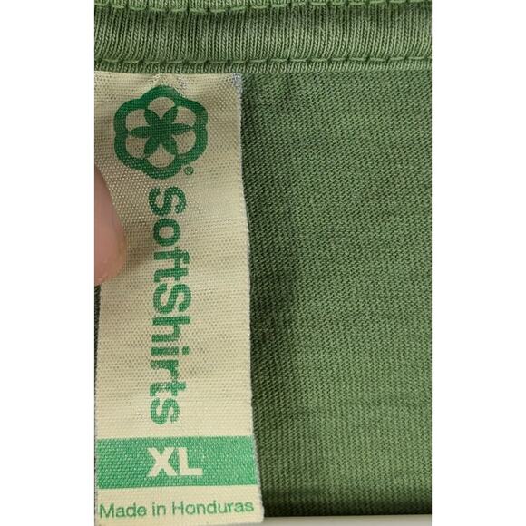 Fish Hippie Co Mens XL Green Graphic T Shirt Cotton Fishing Logo Tee Outdoor - Picture 3 of 4